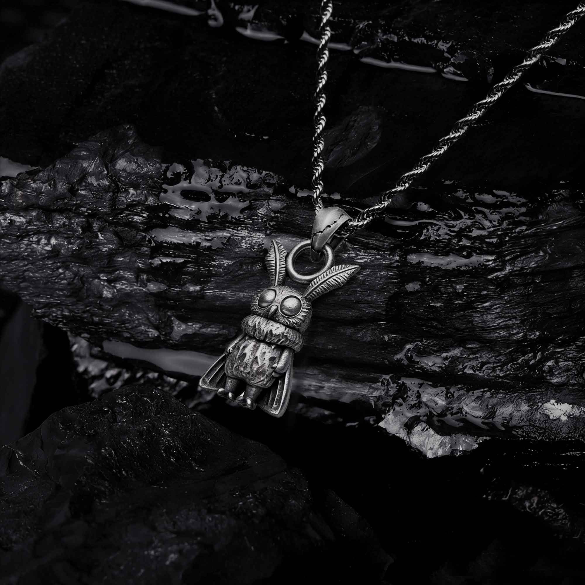 Mothman Sculptural Necklace