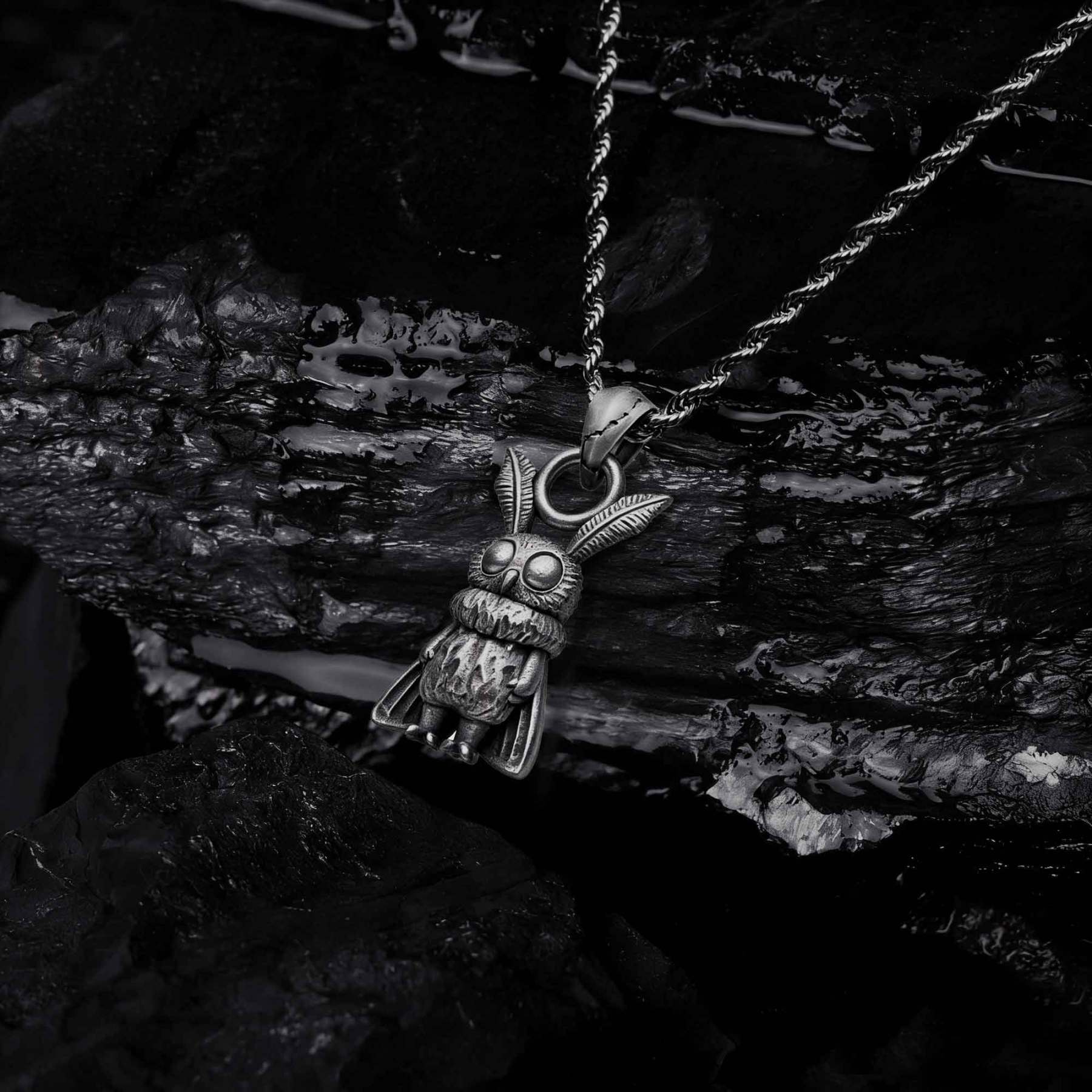 Mothman Sculptural Necklace