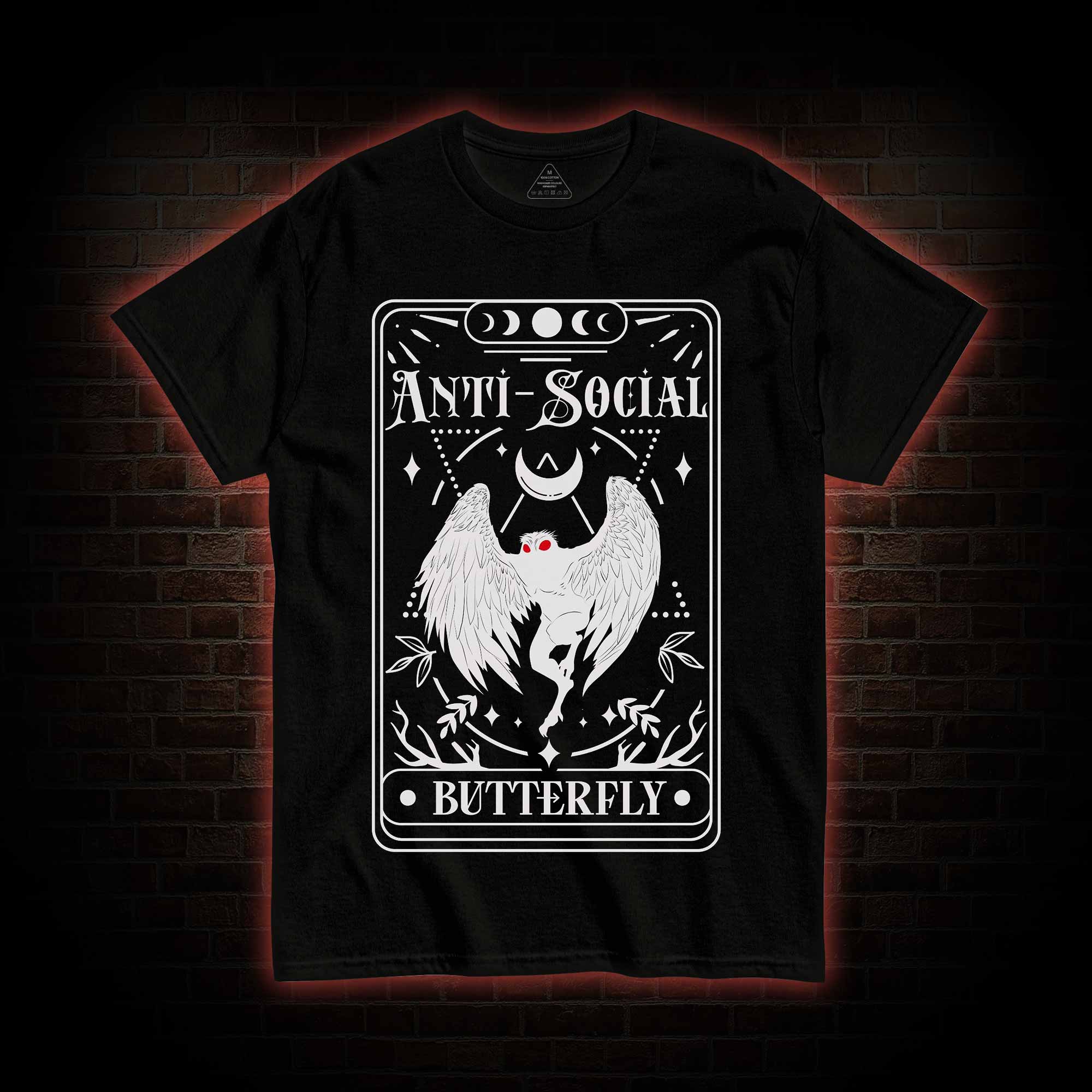 Mothman Tarot Card T-shirt