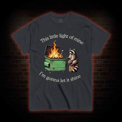 Dumpster Fire Raccoon T-shirt