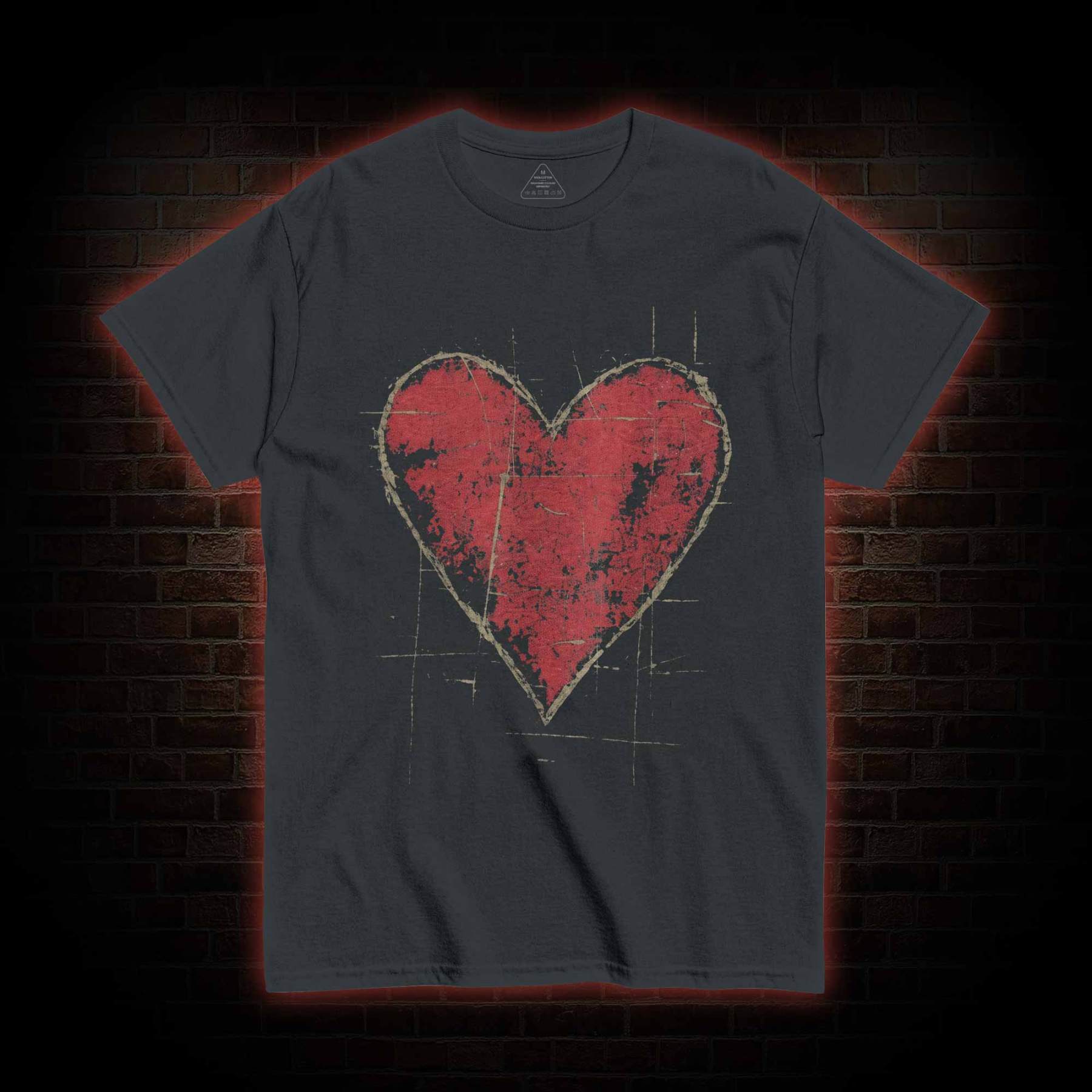 Distressed Heart T-shirt