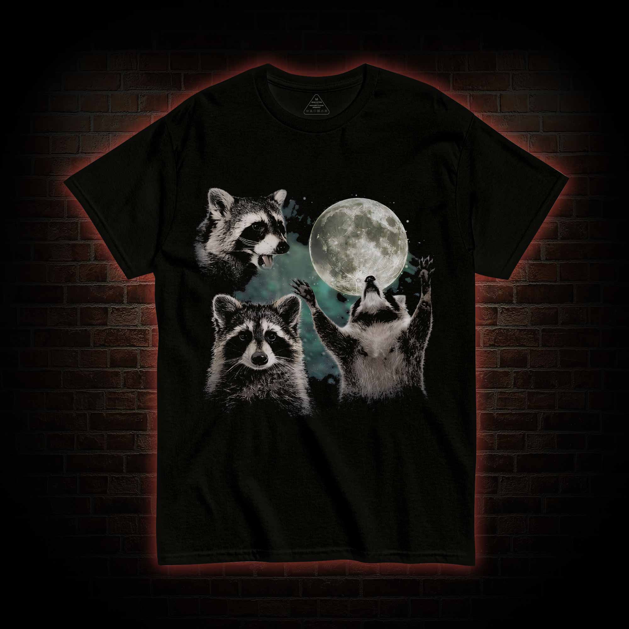 Three Raccoons T-shirt