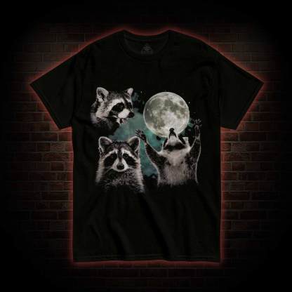 Three Raccoons T-shirt