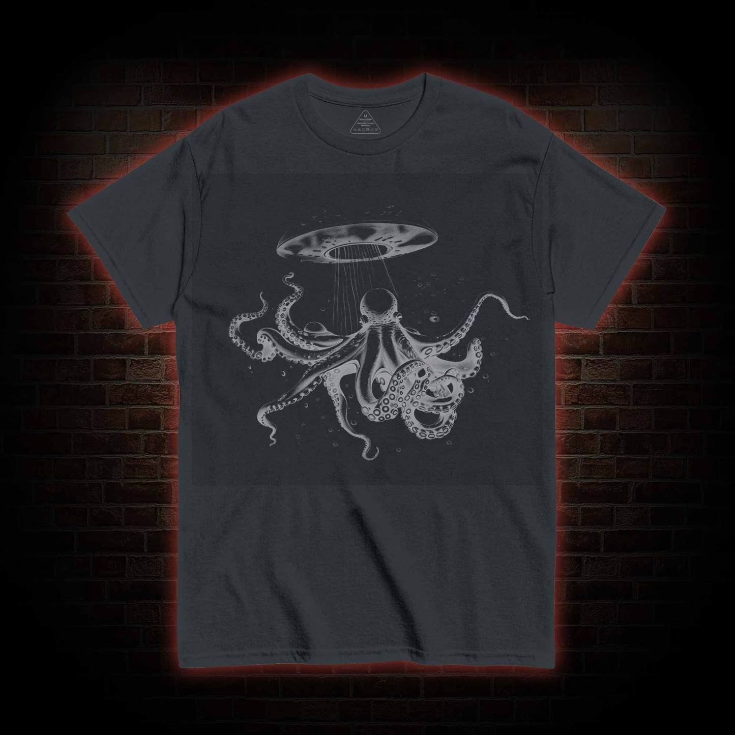 Alien Octopus Art T-shirt
