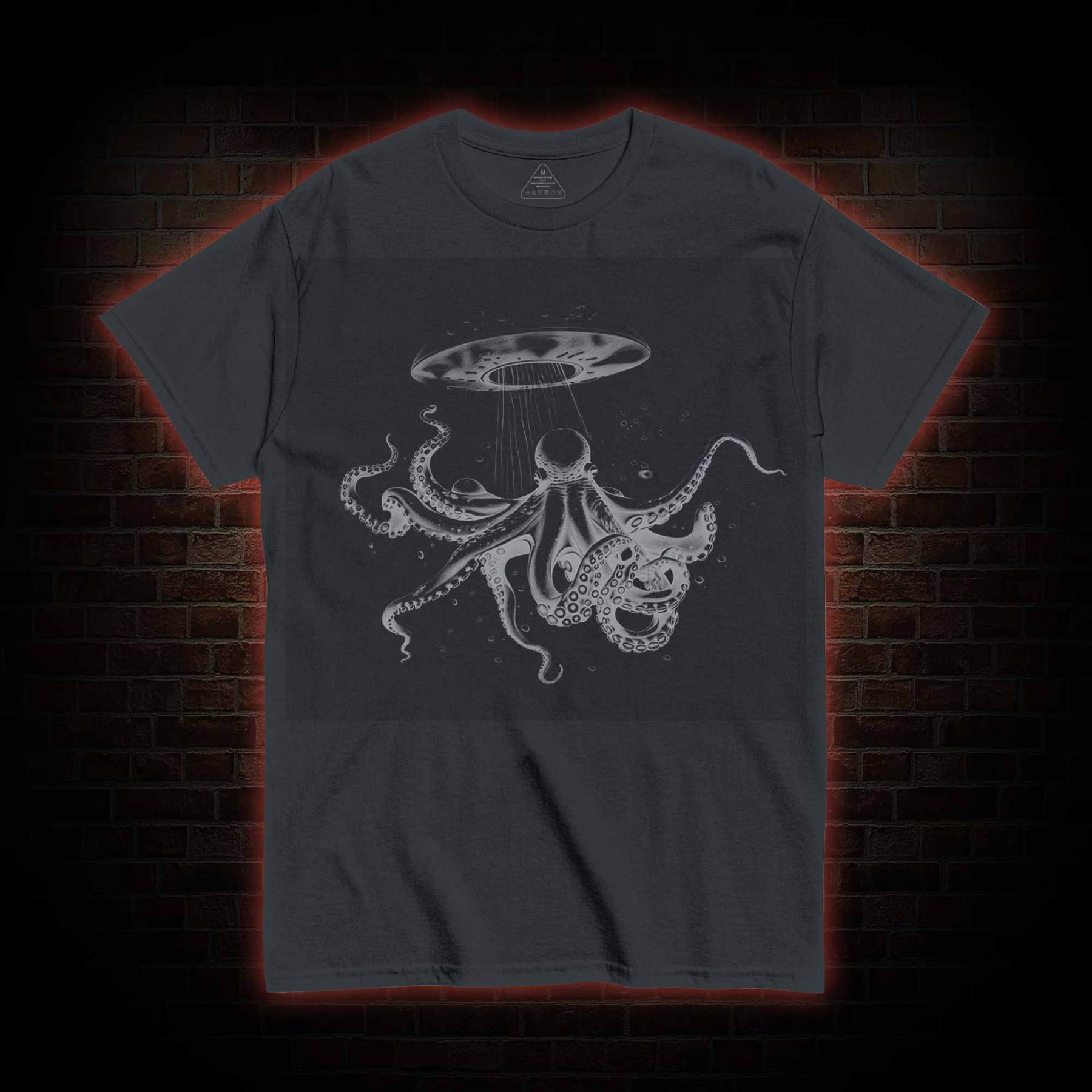 Alien Octopus Art T-shirt