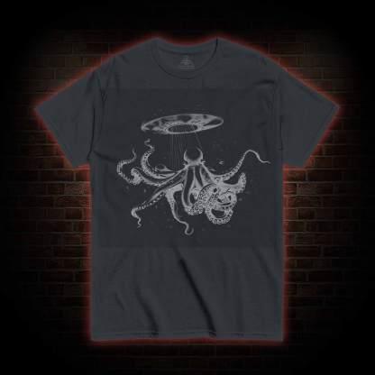 Alien Octopus Art T-shirt
