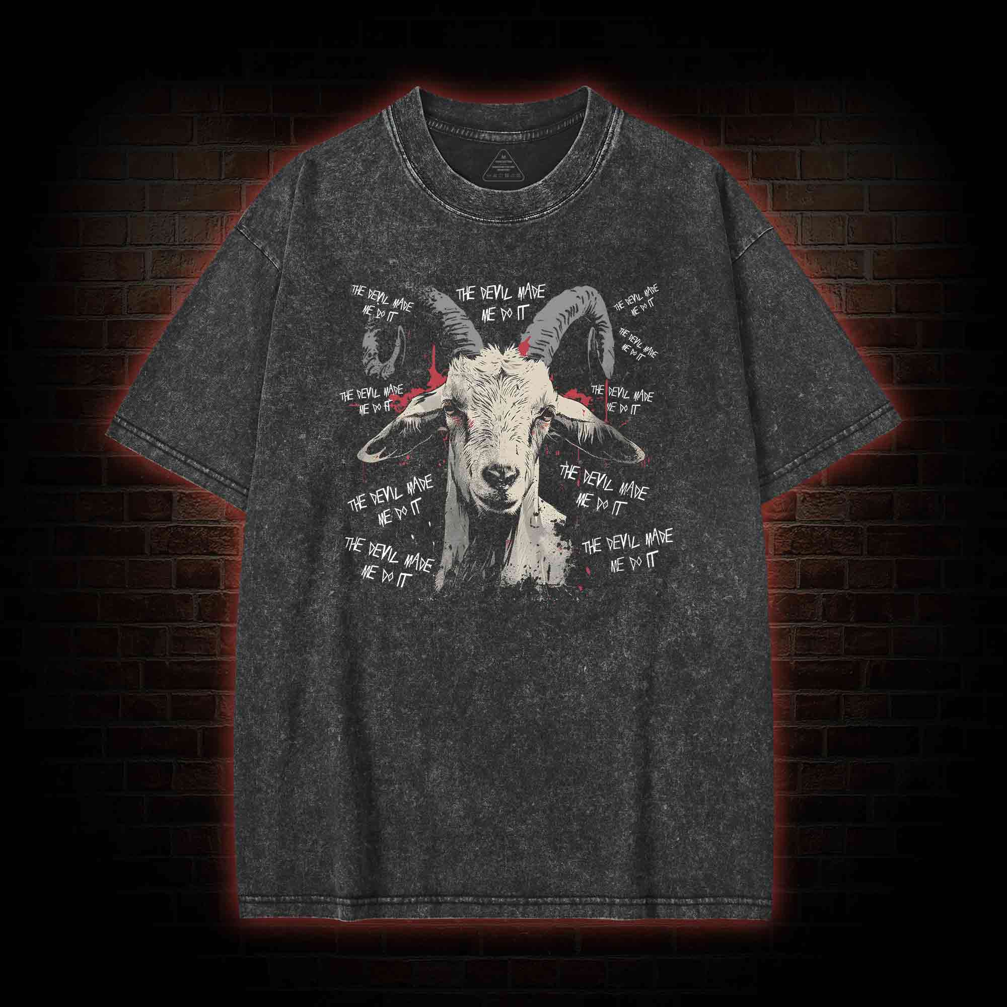 Evil Goat Washed T-shirt