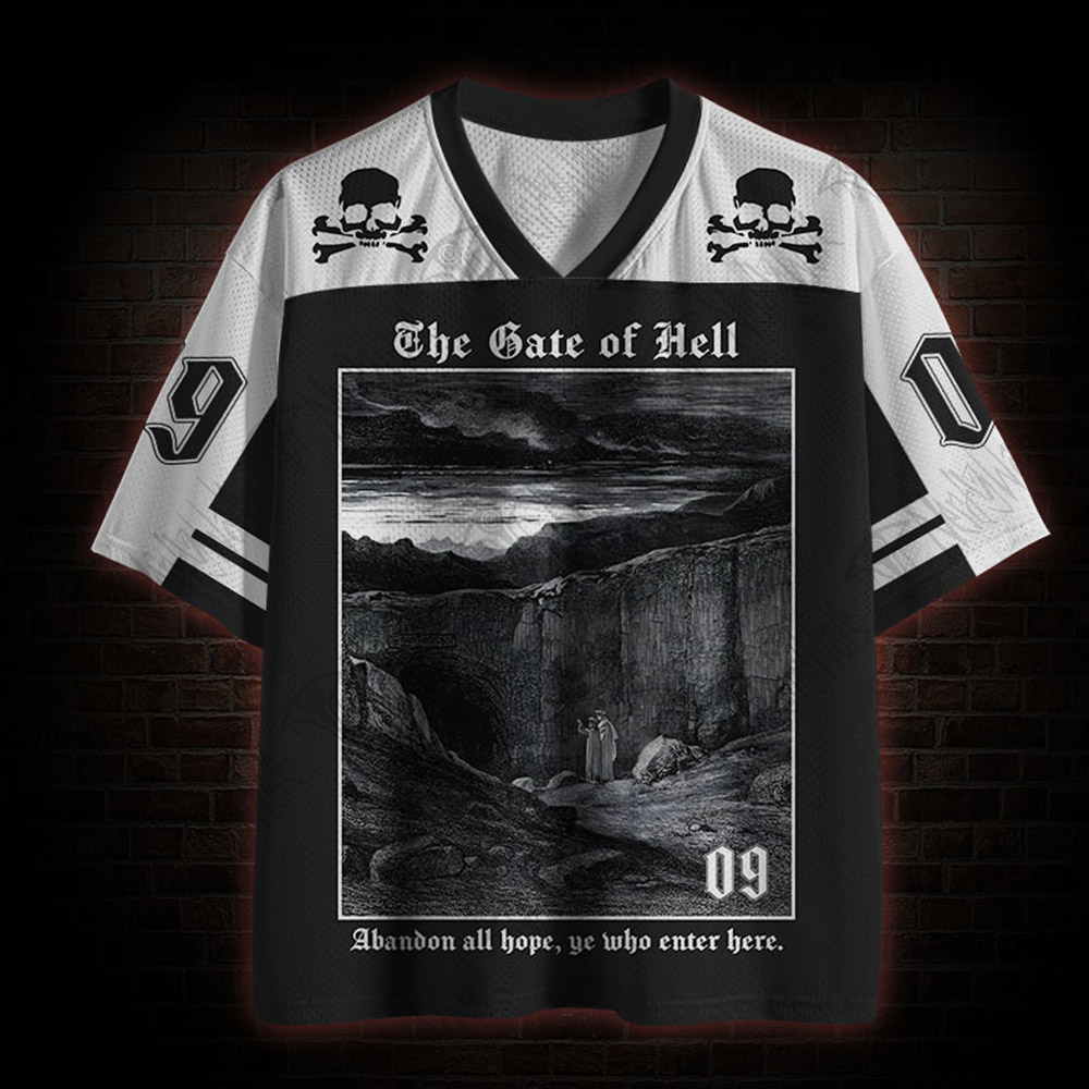 Abandon all Hope Ye who Enter Here Mesh Jersey