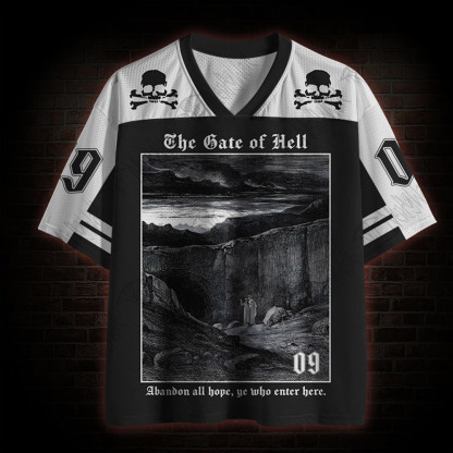 Abandon all Hope Ye who Enter Here Mesh Jersey