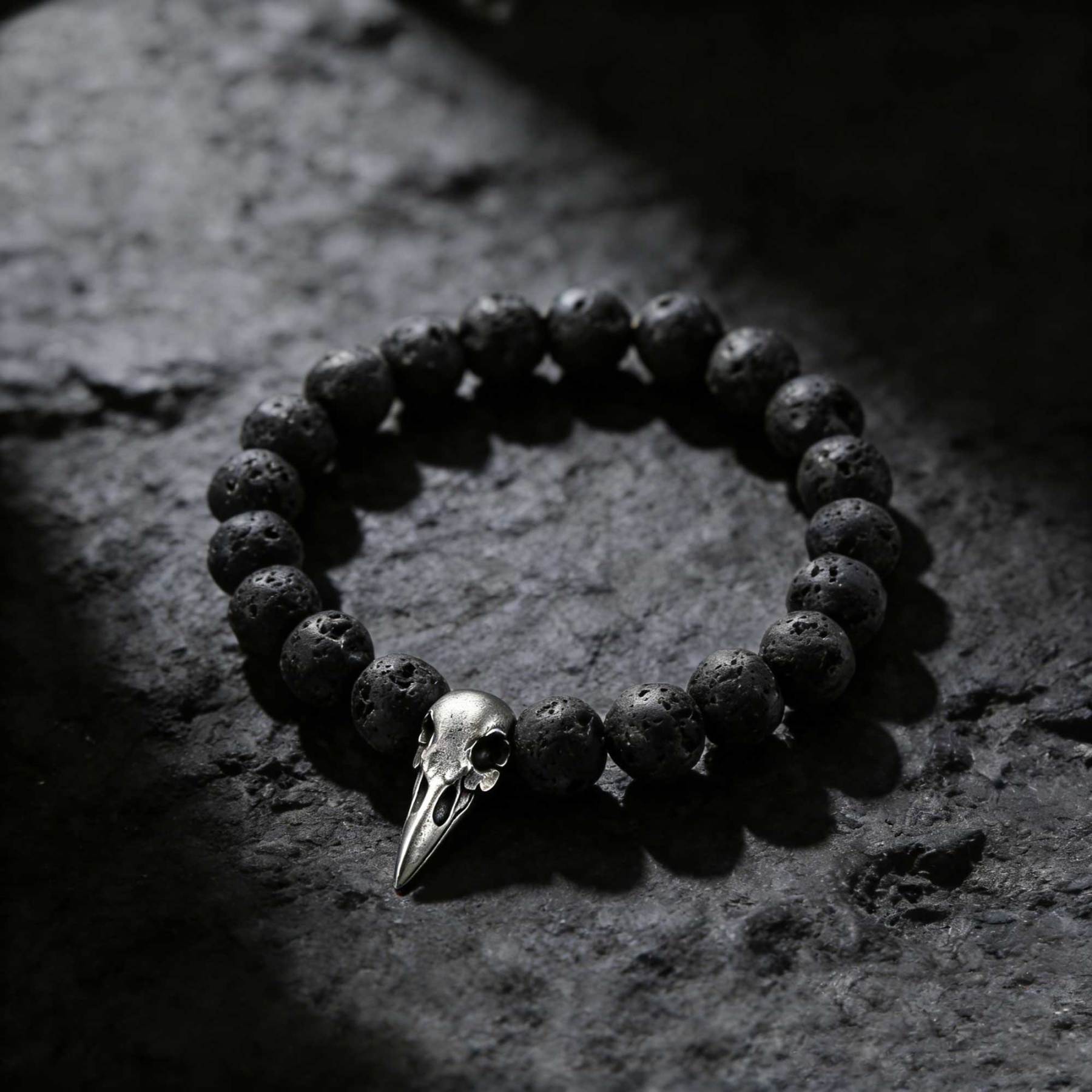 Lava Stone Beaded Bracelet