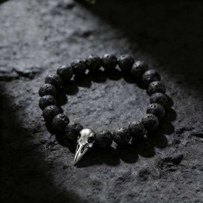 Lava Stone Beaded Bracelet