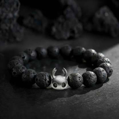 Bug knight Lava Stone Beaded Bracelet
