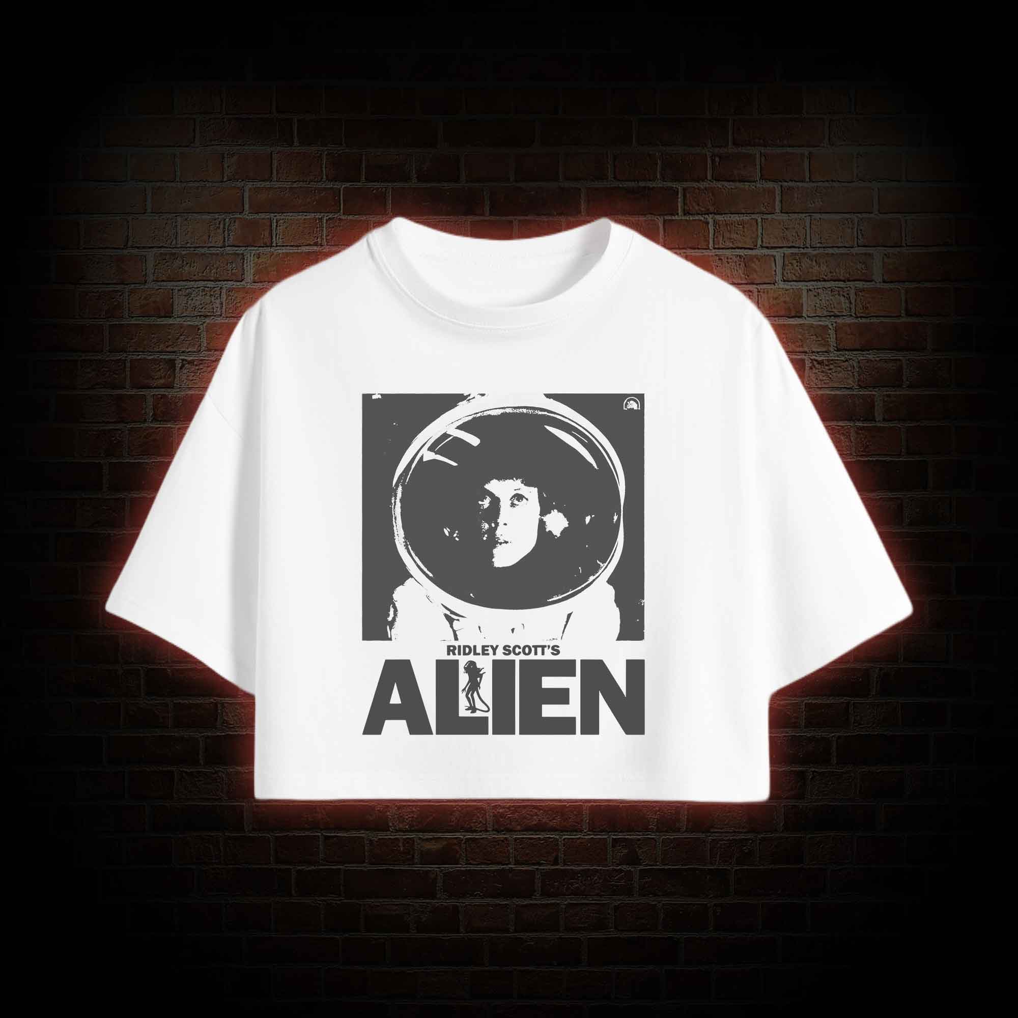 Retro Alien Crop Top