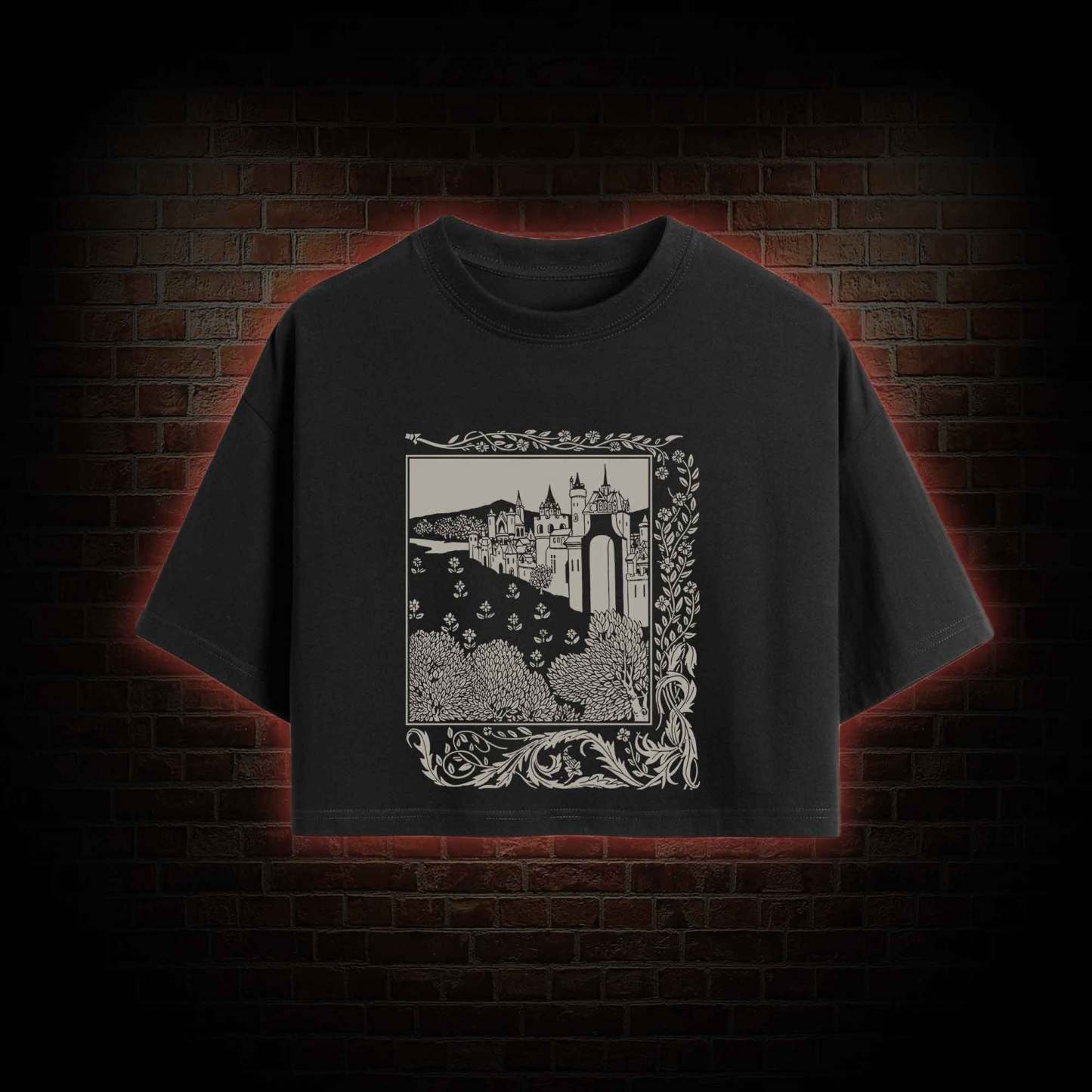 Medieval Castle Crop Top