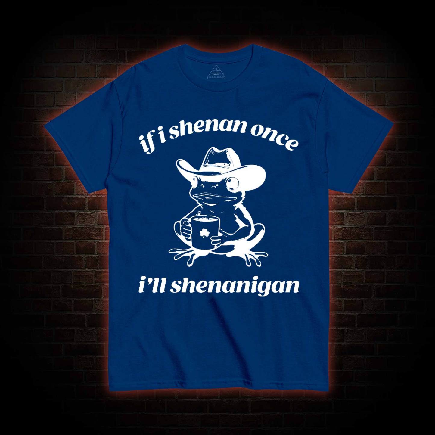 If I Shenan Once I'll Shenanigan T-shirt