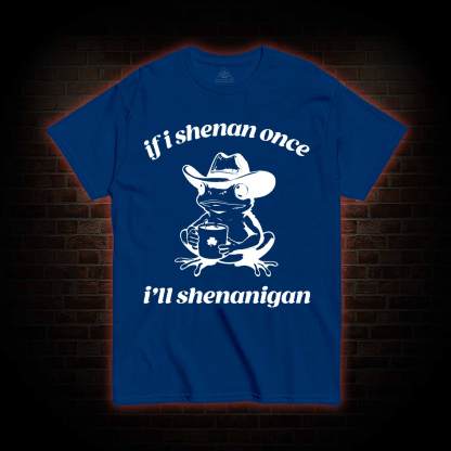 If I Shenan Once I'll Shenanigan T-shirt