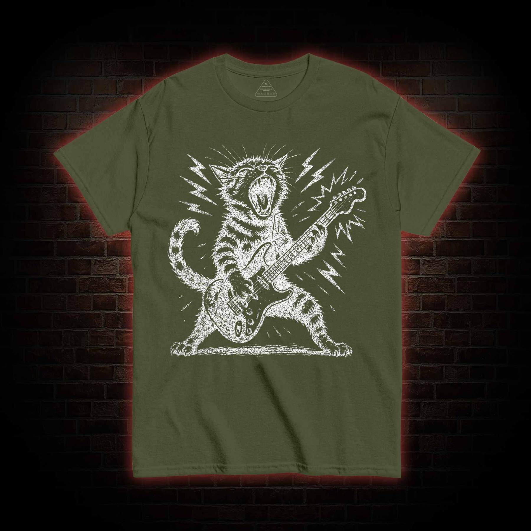 Rock and Roll Cat T-shirt