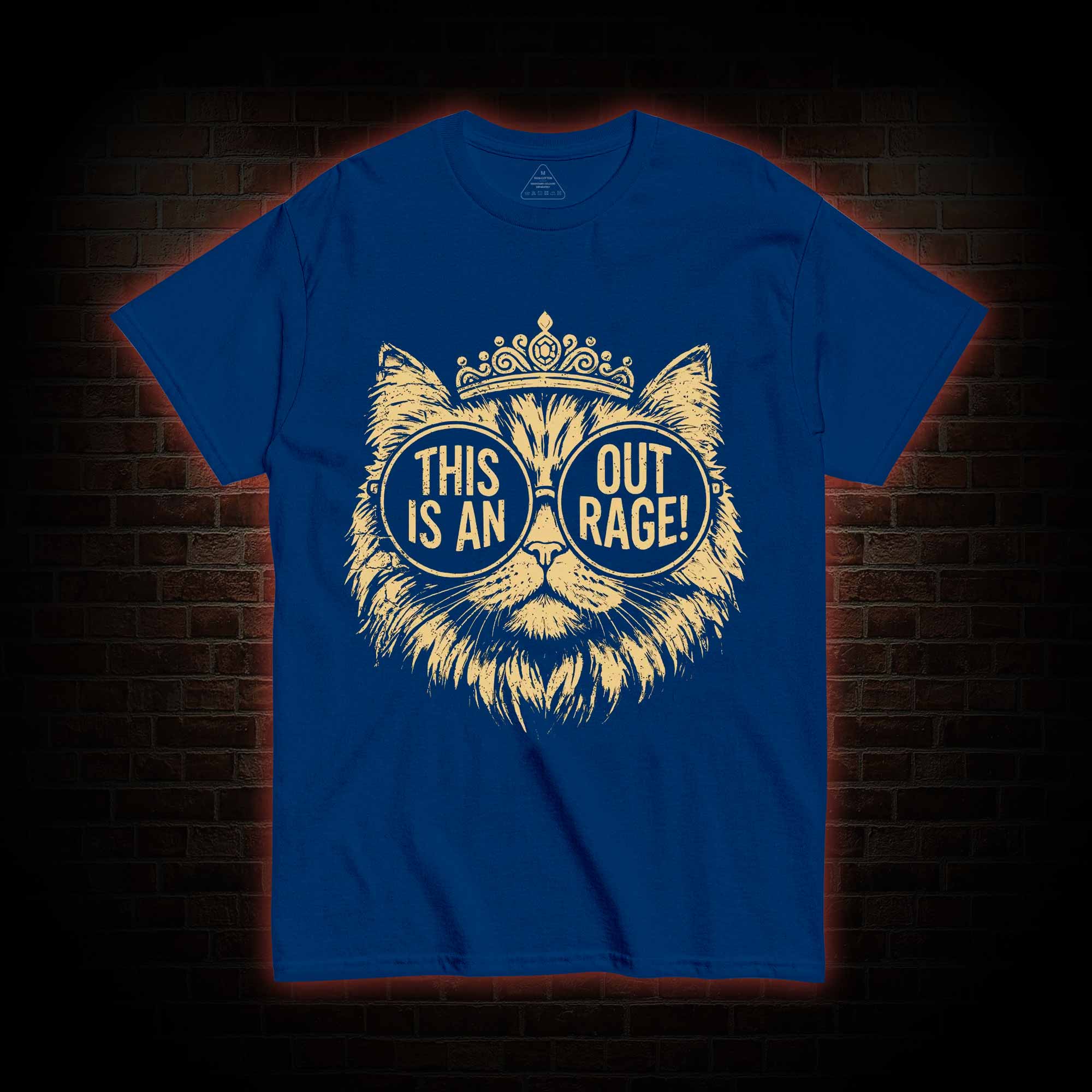 This is an Outrage T-shirt