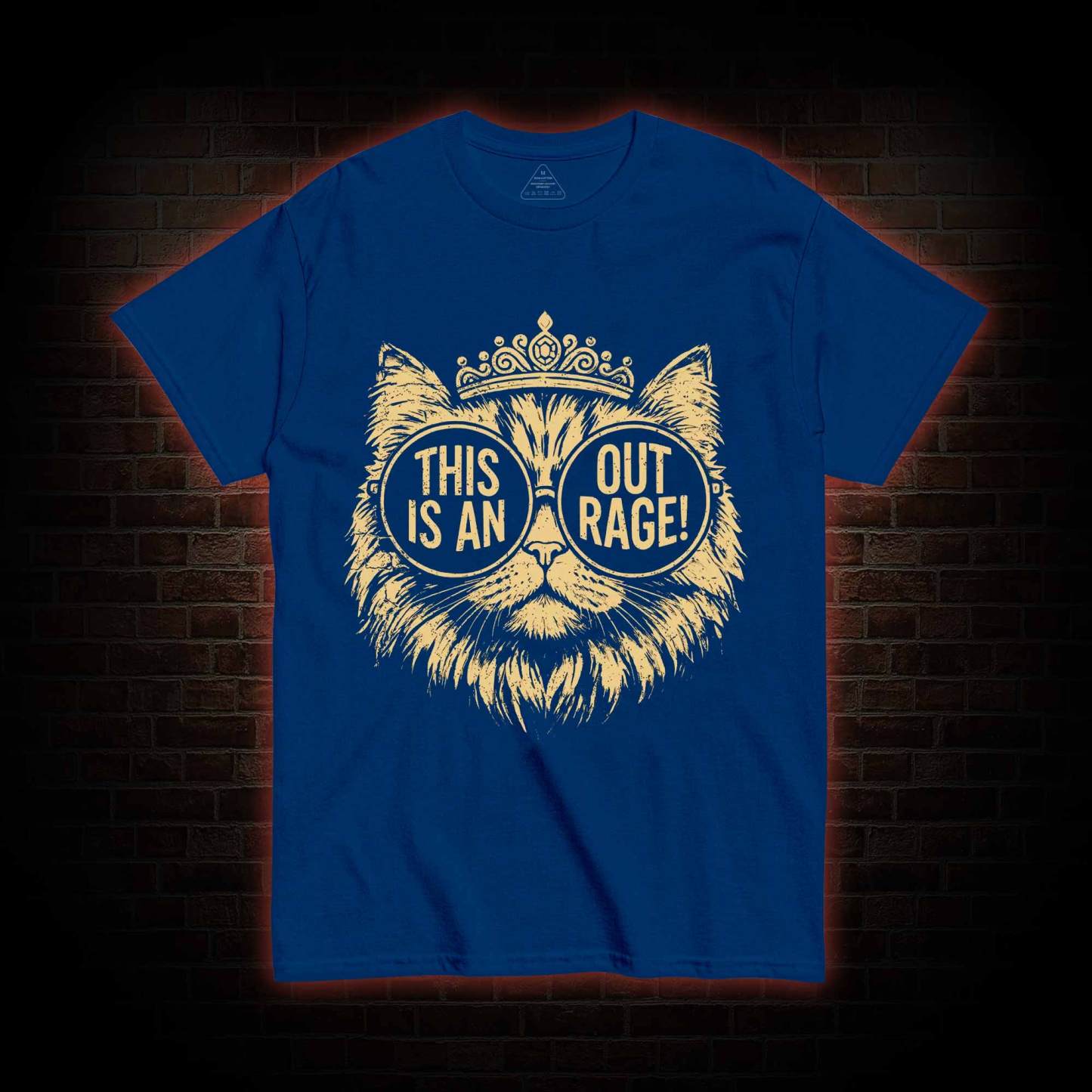 This is an Outrage T-shirt