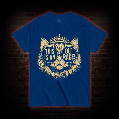 This is an Outrage T-shirt