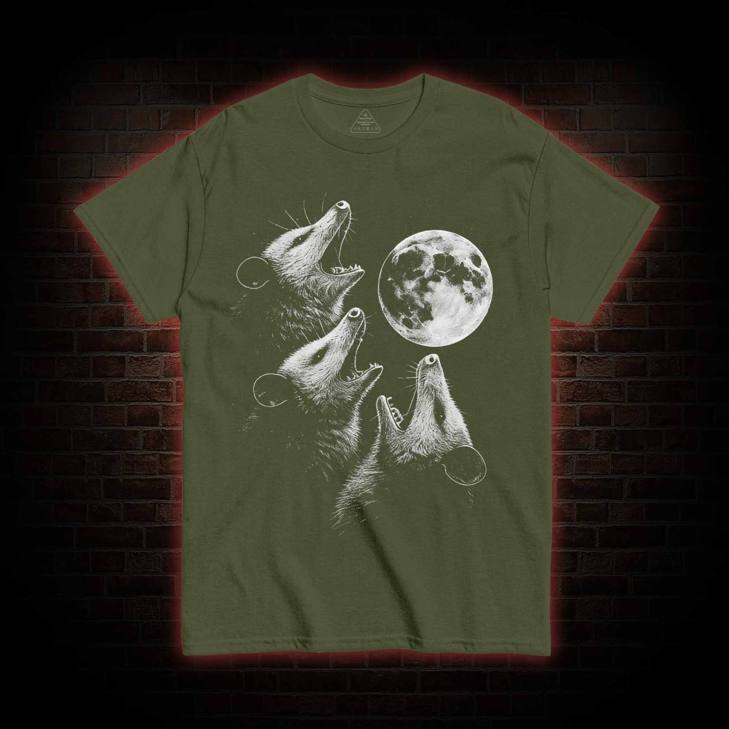 Possums Howling to Moon T-shirt