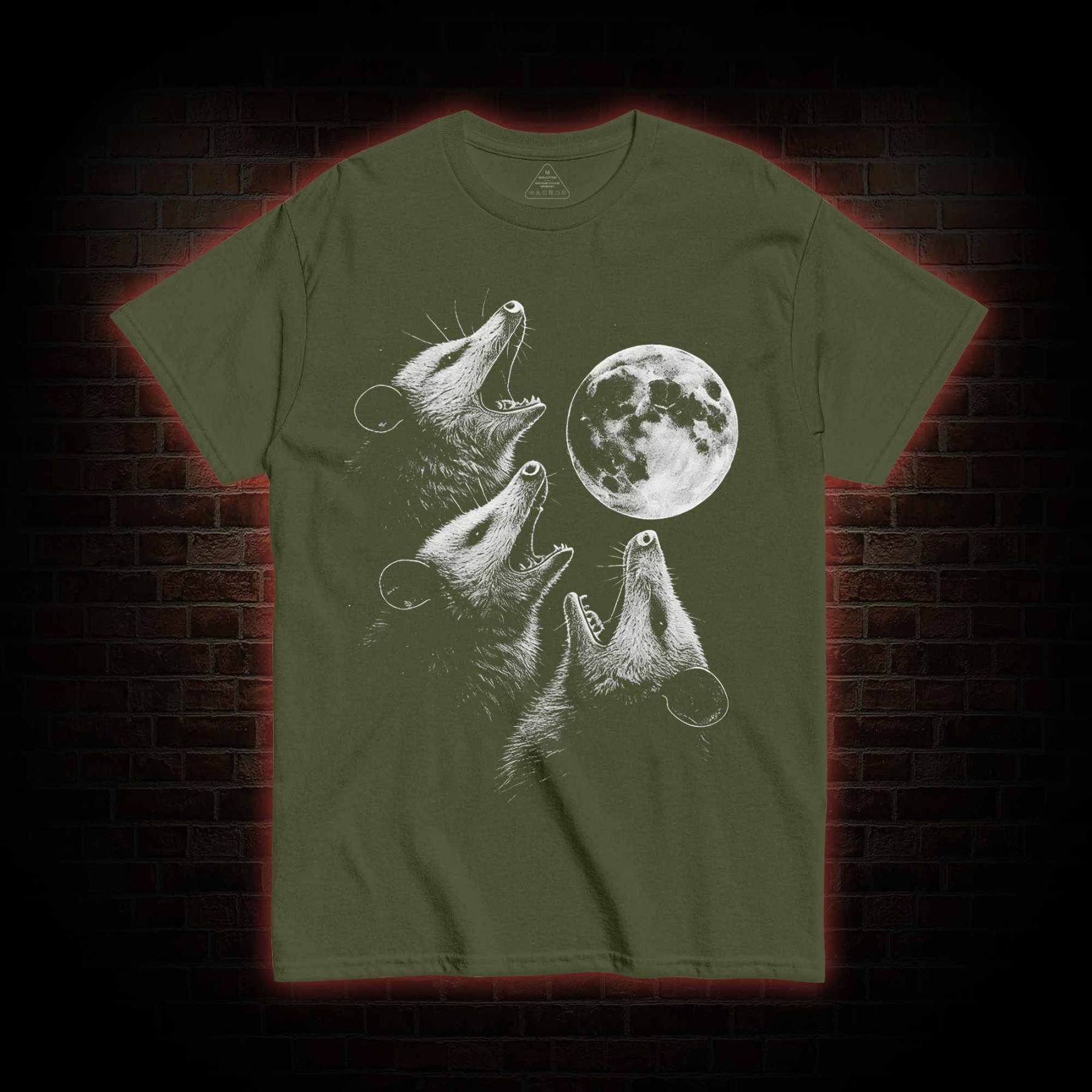 Possums Howling to Moon T-shirt