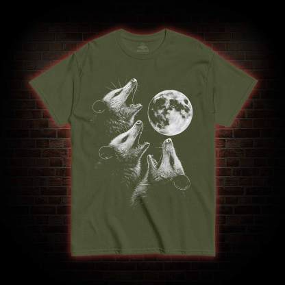 Possums Howling to Moon T-shirt