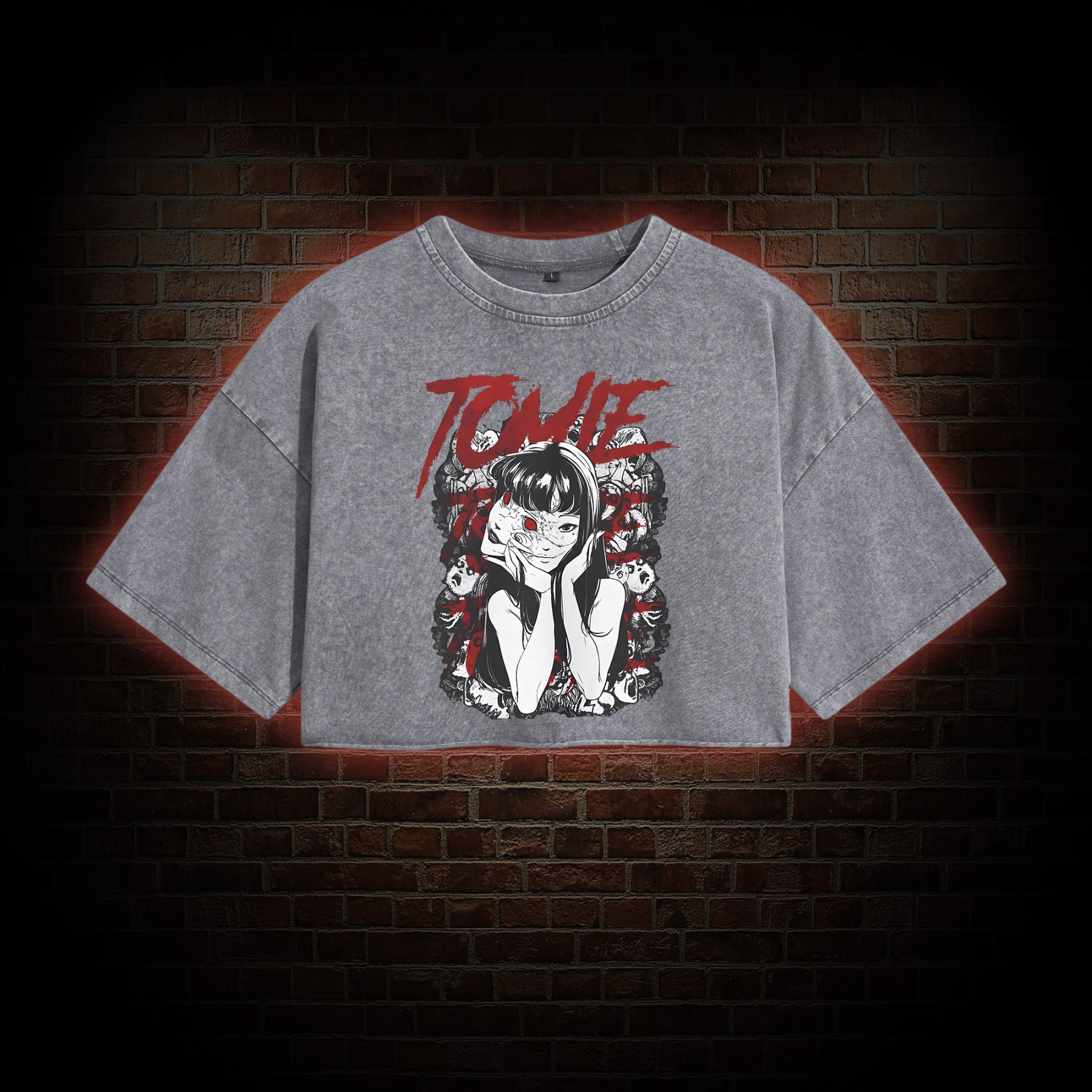 Regeneration Girl Washed Cropped T-shirts