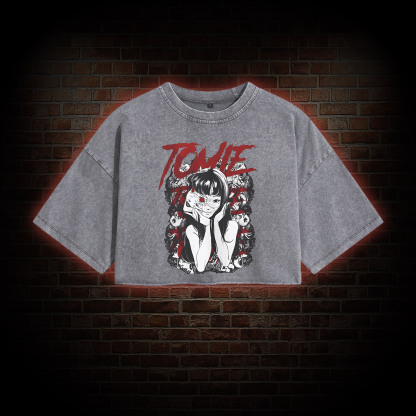 Regeneration Girl Washed Cropped T-shirts