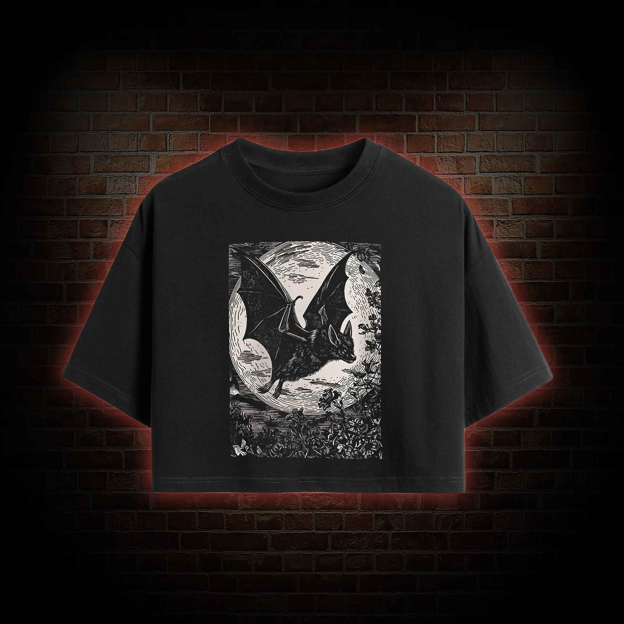 Medieval Bat Crop Top