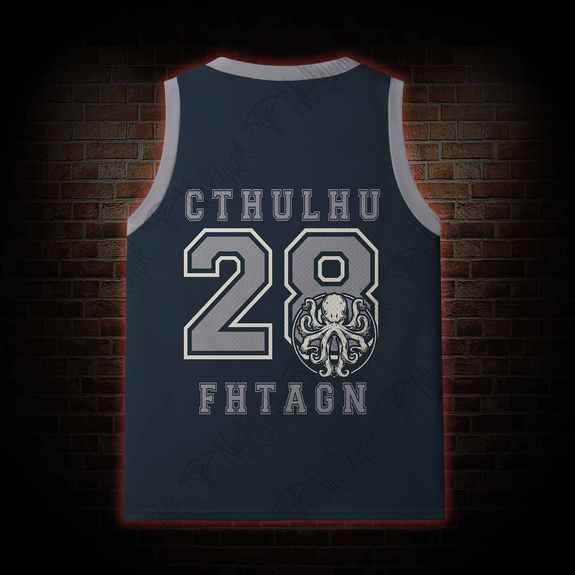 Cthulhu Fhtagn Mesh Jersey Tank Top