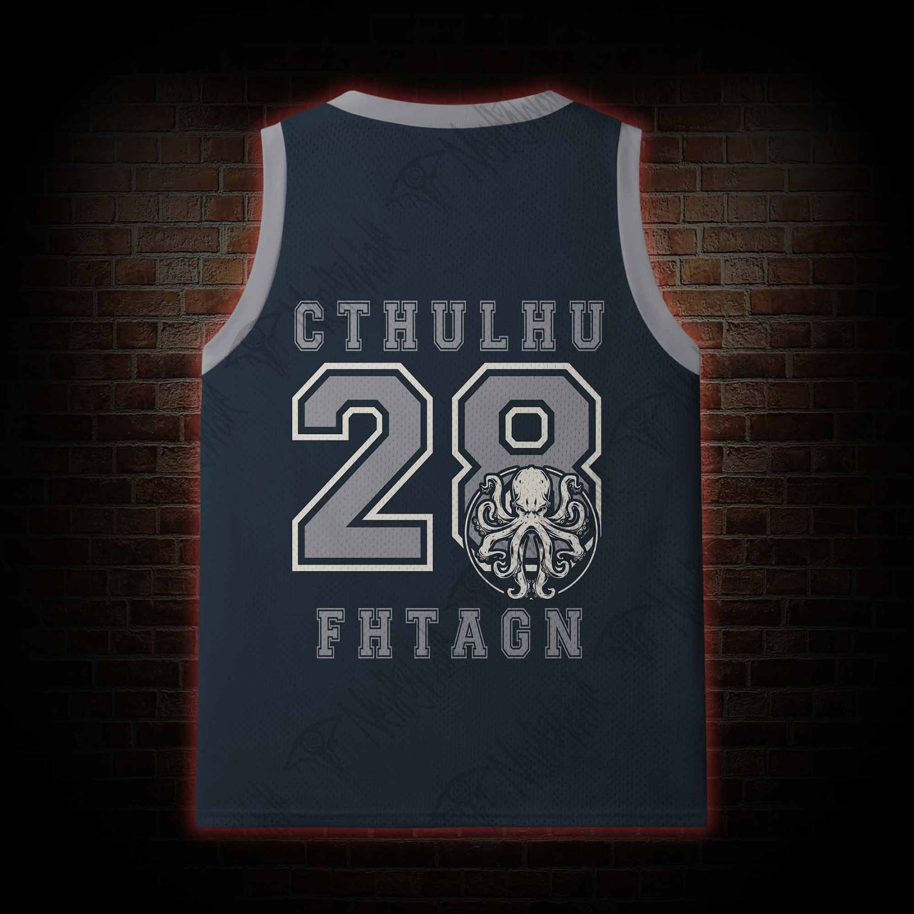 Cthulhu Fhtagn Mesh Jersey Tank Top