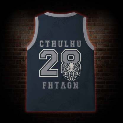 Cthulhu Fhtagn Mesh Jersey Tank Top
