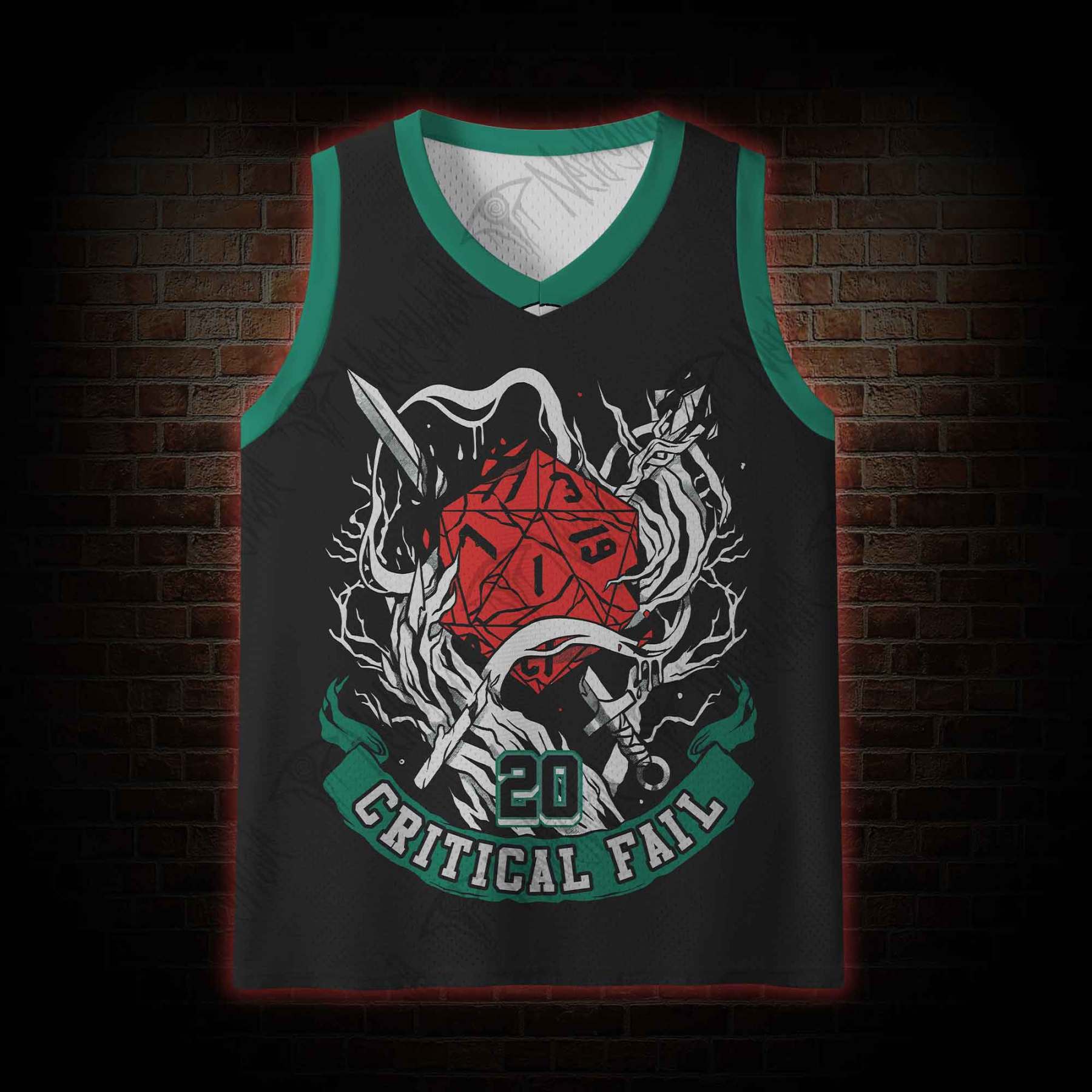 Critical Horror Mesh Jersey Tank Top