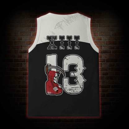 Memento Mori Mesh Jersey Tank Top