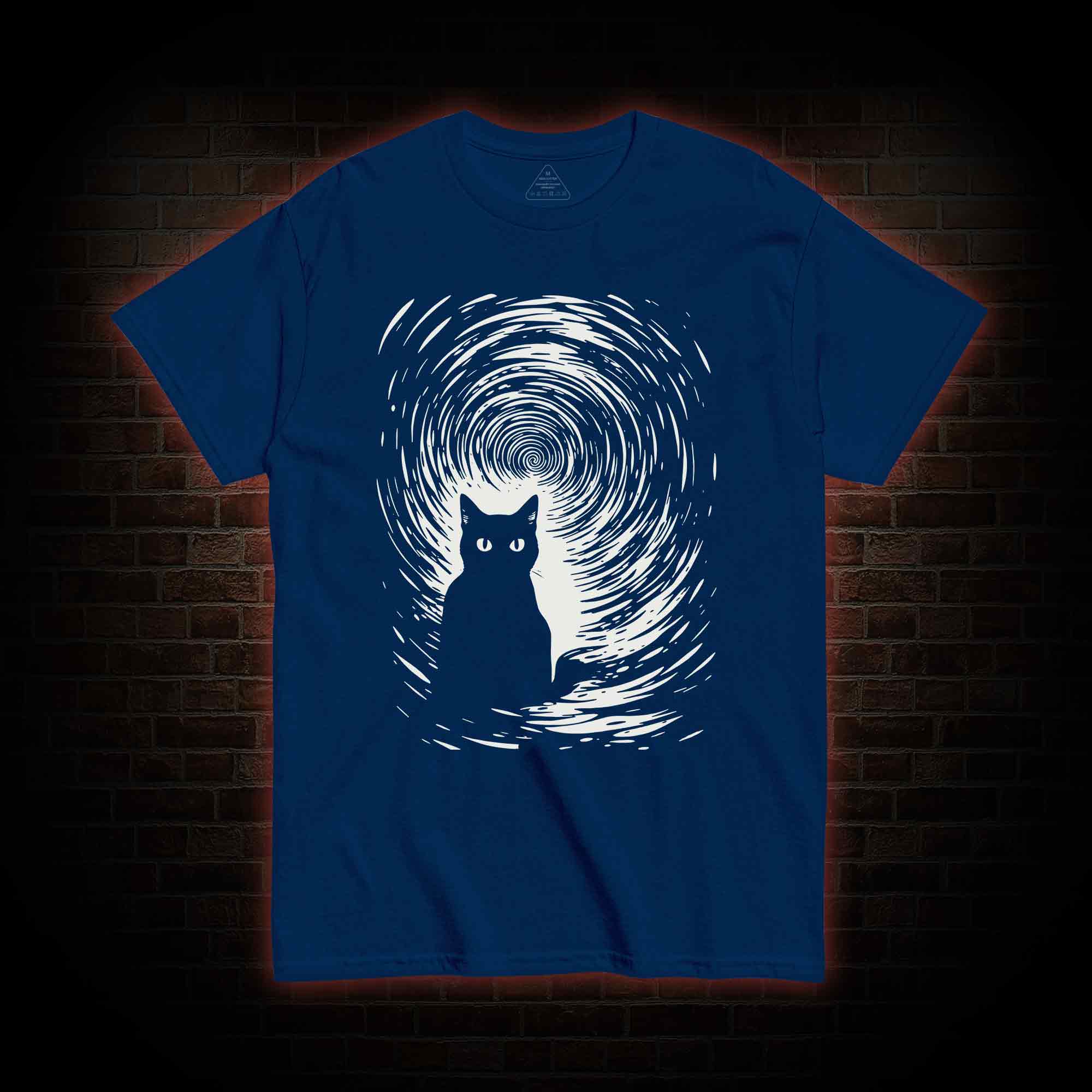 Retro Black Cat T-shirt