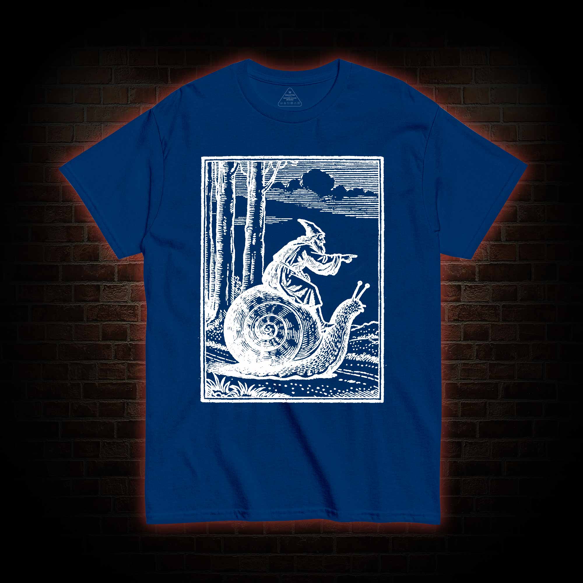 Medieval Snail Rider T-shirt