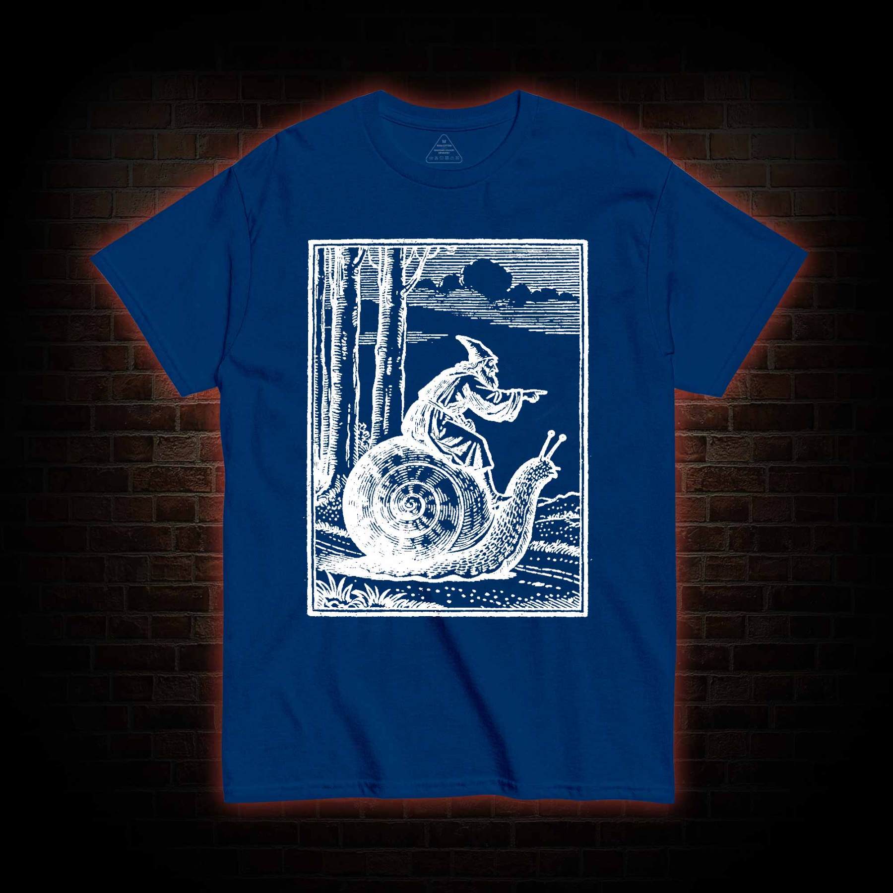 Medieval Snail Rider T-shirt