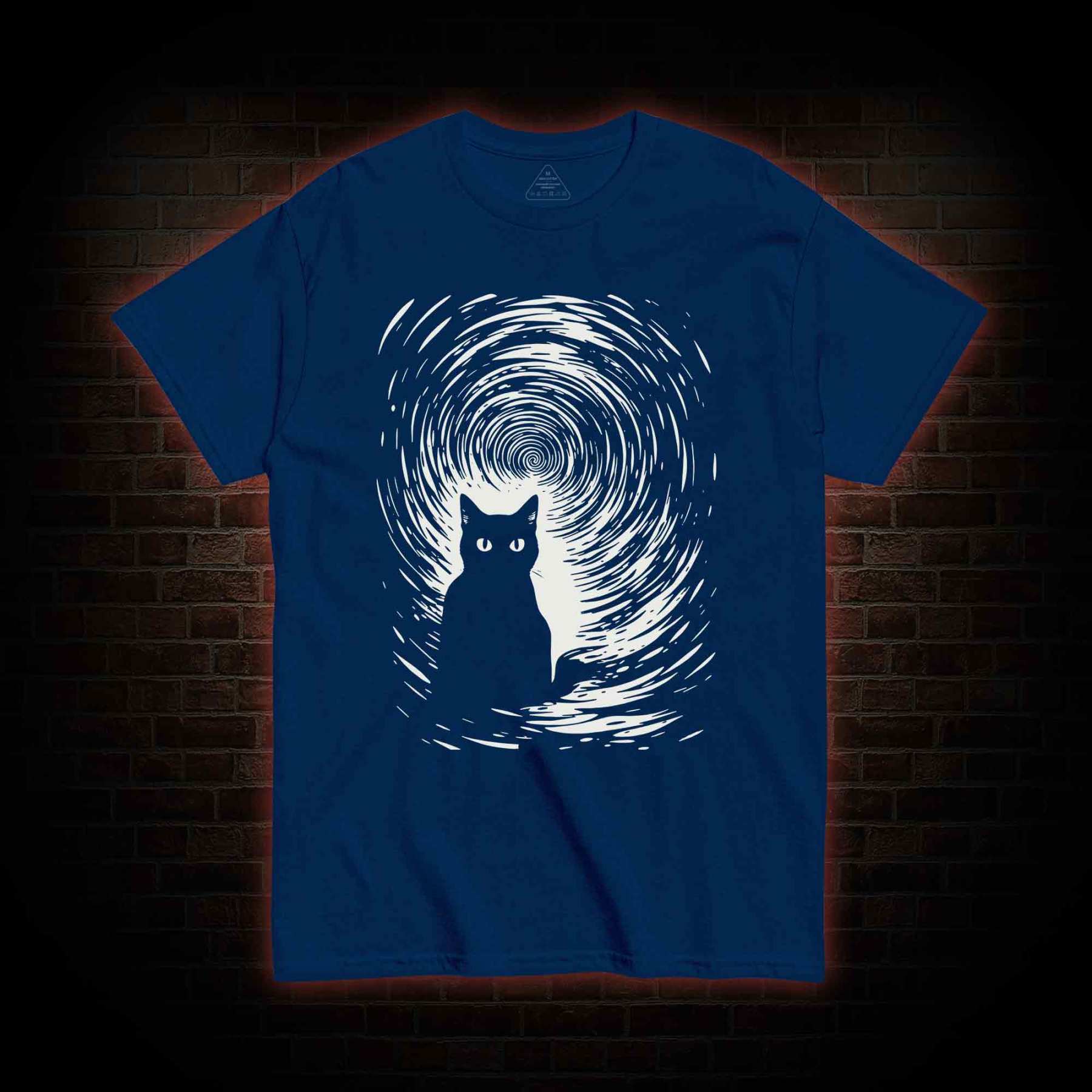 Retro Black Cat T-shirt