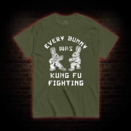 Kung Fu Fighting Bunny T-shirt