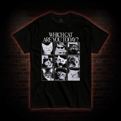 Which Cat are You Today T-shirt