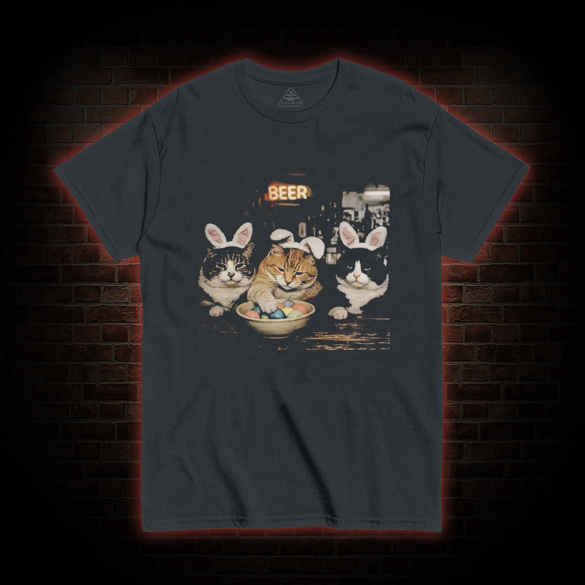 Easter Bunny Cats Bar T-shirt