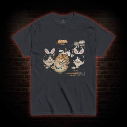 Easter Bunny Cats Bar T-shirt