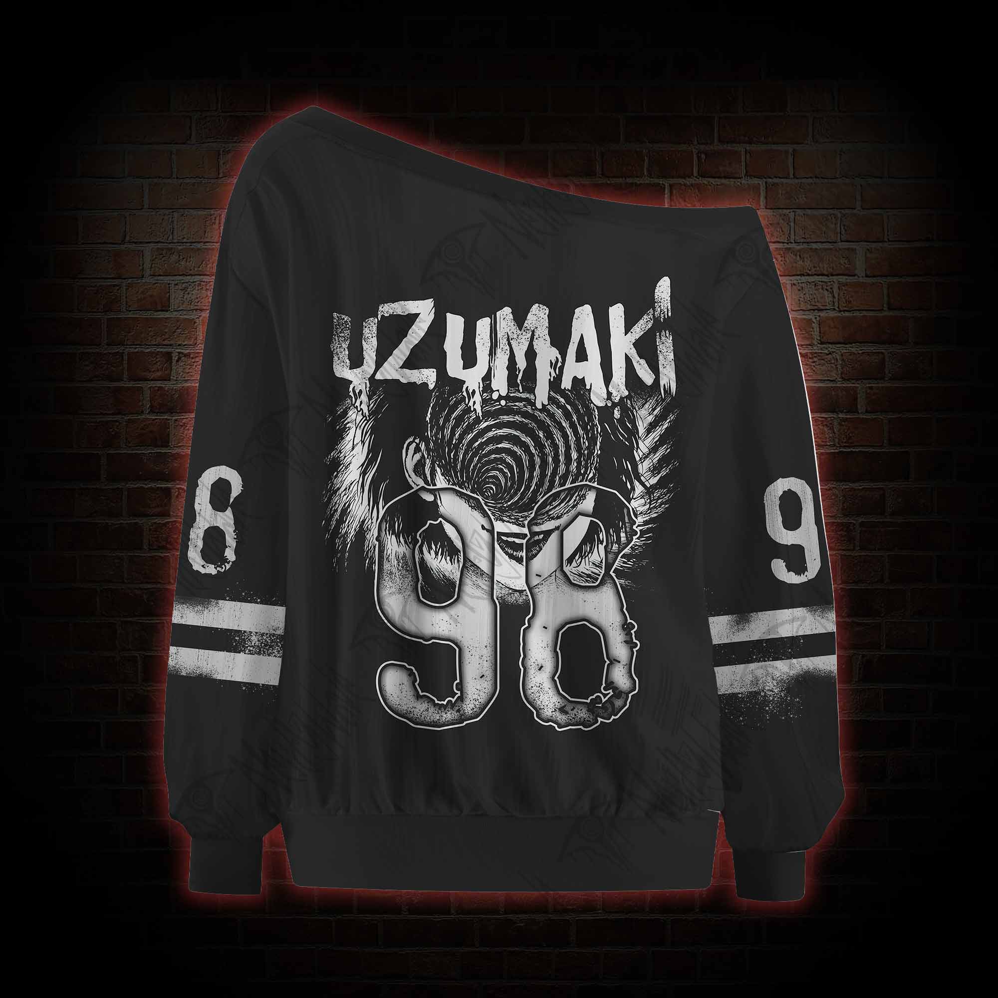 Horror Eyeball Off Shoulder Jersey