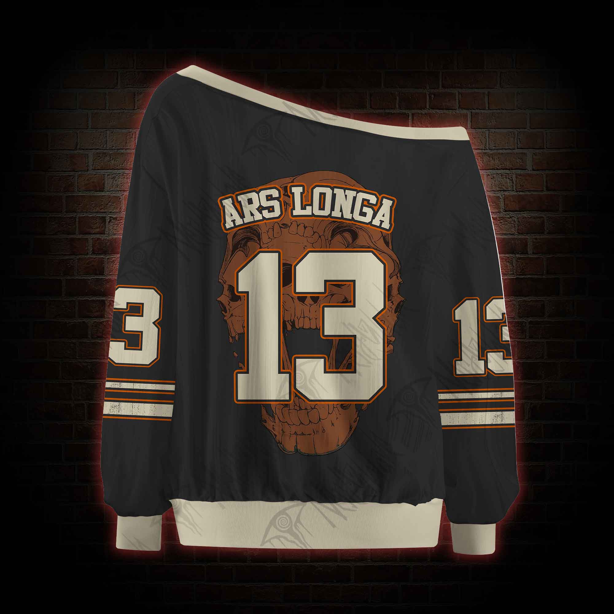 Memento Mori Horror Off Shoulder Jersey