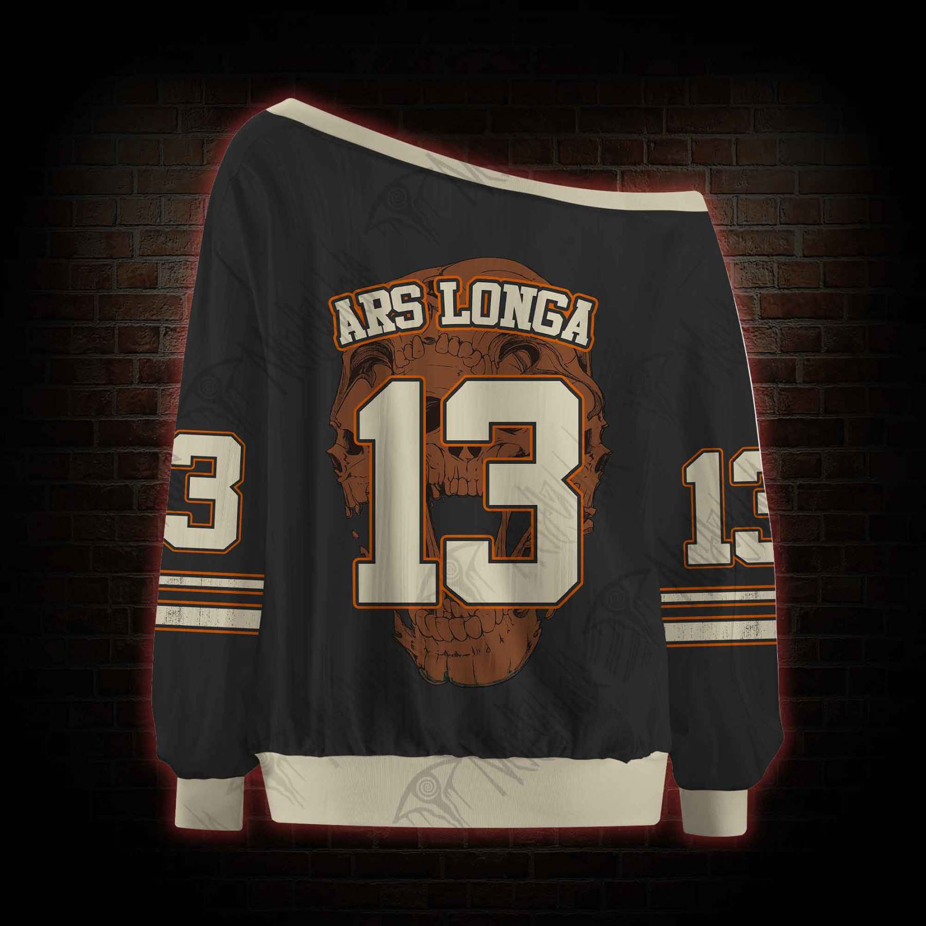 Memento Mori Horror Off Shoulder Jersey