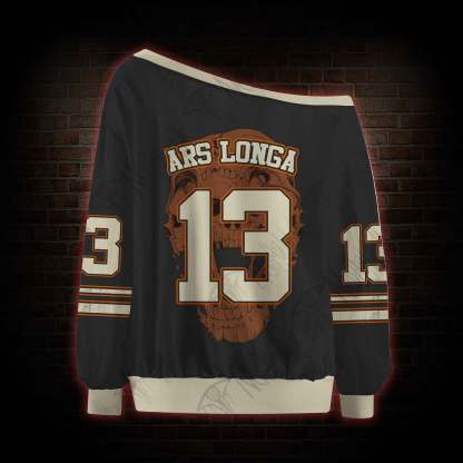 Memento Mori Horror Off Shoulder Jersey