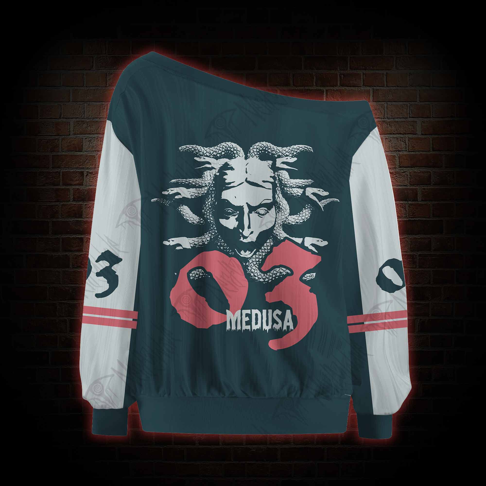 Medusa Off Shoulder Jersey