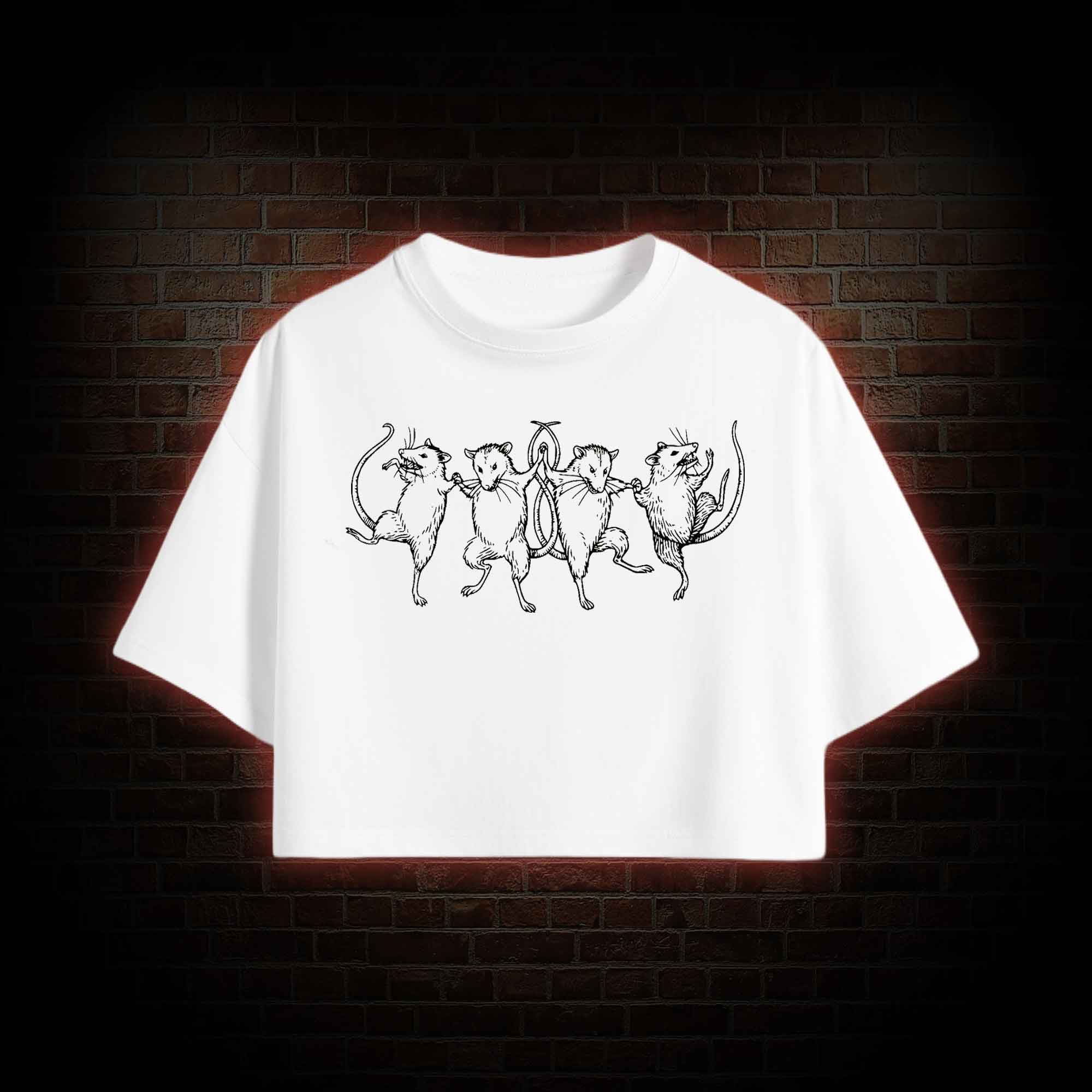 Dancing Rats Crop Top