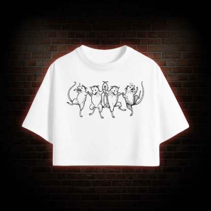 Dancing Rats Crop Top